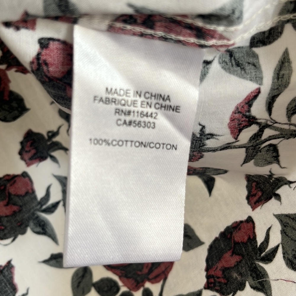 EMPYRE‎ TATE Roses Floral Print Mens Shirt Size S - Picture 3 of 5